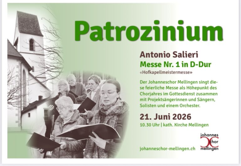 Der Johanneschor singt am Fest des Kirchenpatrons